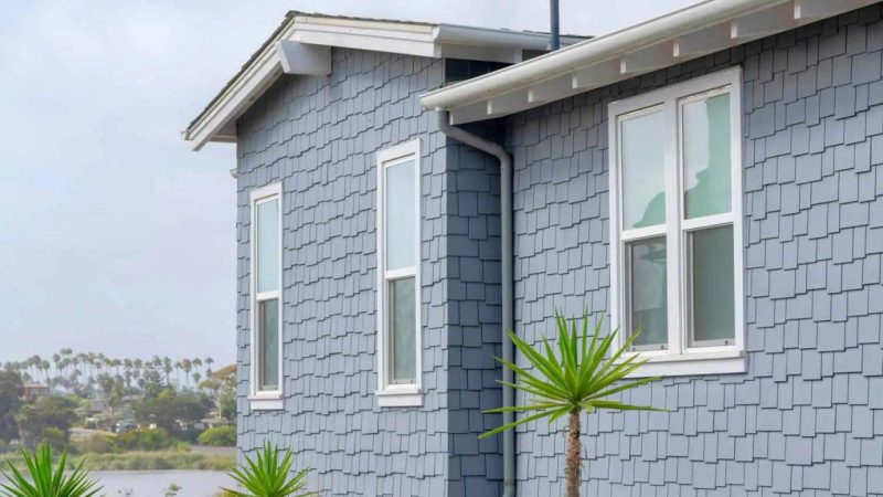 Shake siding cedar installation