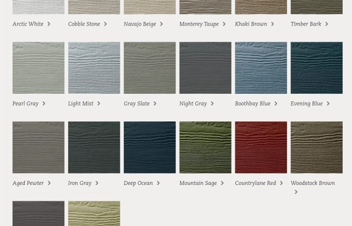 Hardie plank siding