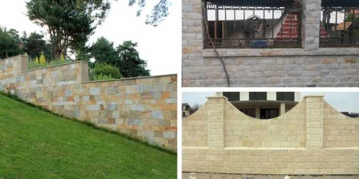 Stone veneer exterior