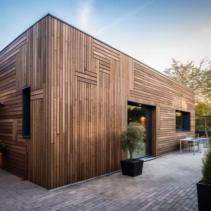 Composite exterior cladding